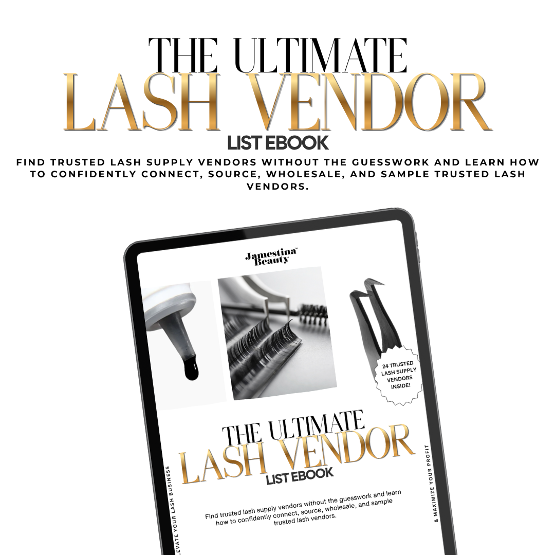 The Ultimate Lash Vendor List Ebook