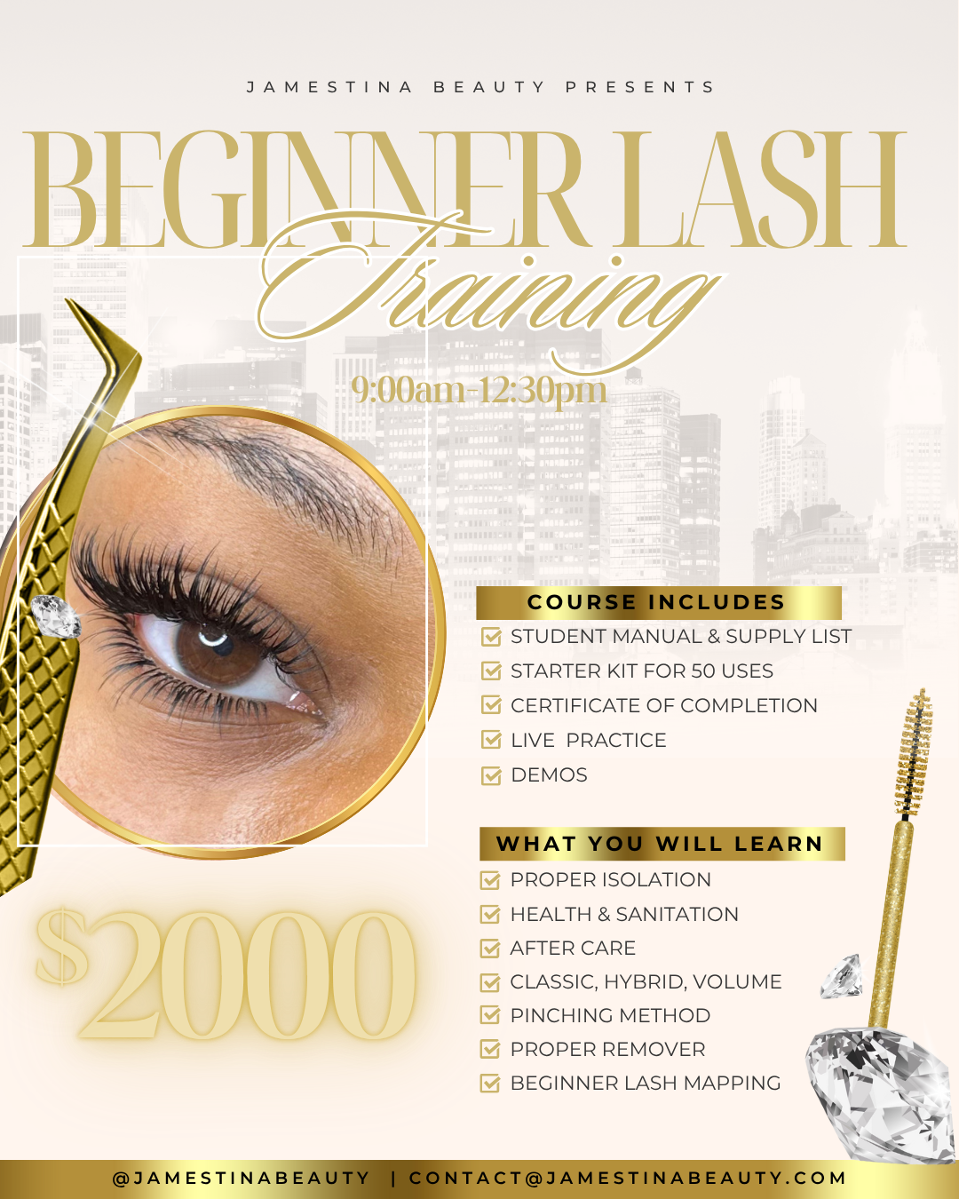 3-Day Beginner Lash Course