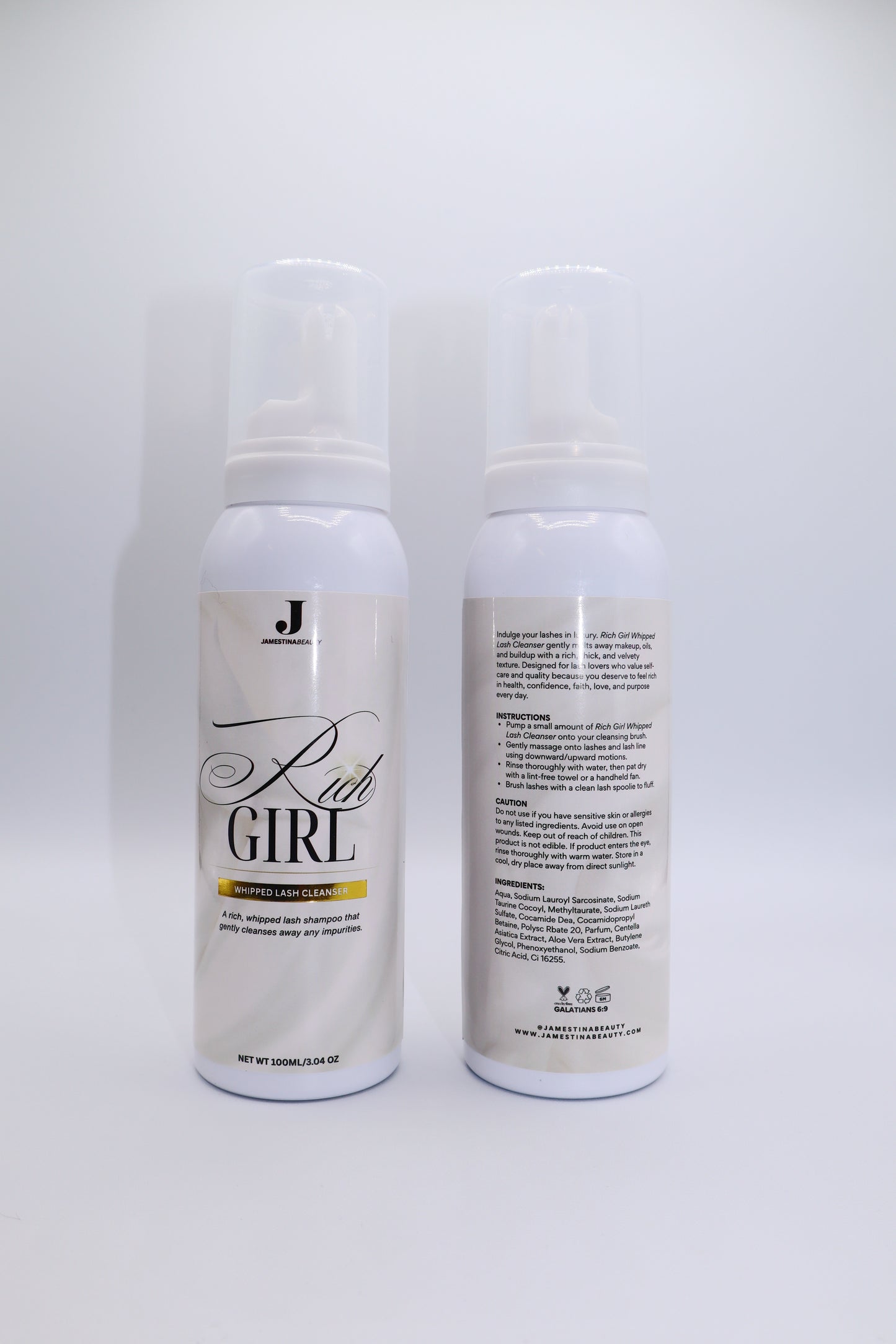 “Rich Girl” Whipped Lash Cleanser