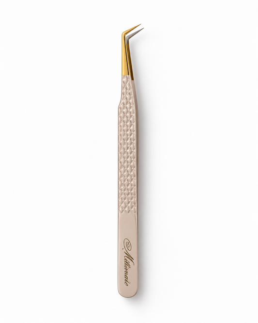 Millionaire – Extended 45° Fiber Tip Isolation Tweezers