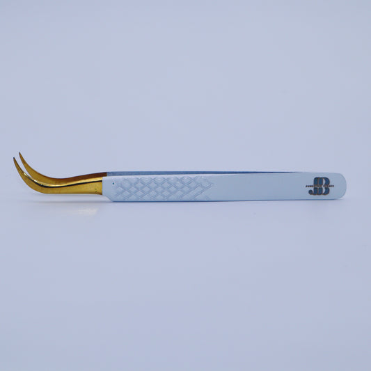 "Curve Game Strong!" Classic Lash Tweezers